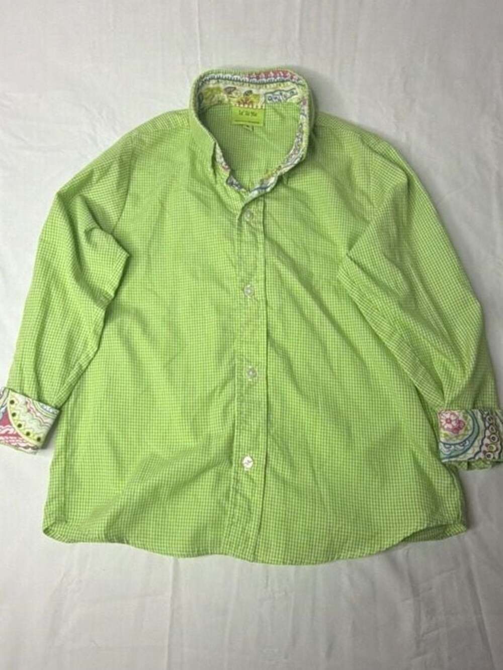 Le Za Me button up with decorative collar